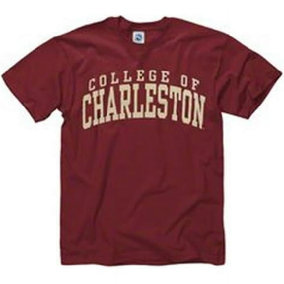W Republic Apparel 527-115-327-04 College of Charleston A-4 Athletic Tee, Maroon - Extra Large