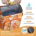 thumbnail image 2 of Travel Cooler Bag - Pioneer Flower Floral Print Pattern Camping Beer Cooler Backpack with Bottle Opener- Waterproof Insulated Picnic Backpacks - Cooler Bag for Beach, 2 of 6