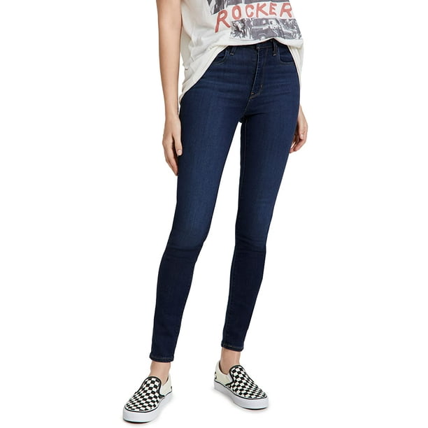 Levis Womens Premium 721 High Rise Skinny Jeans Standard 24 Regular Bogota  Feels 