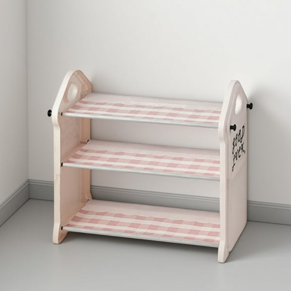 Hiroekza 3-Tier Shoe Rack, 6 Pairs of Shoes Sturdy Shoe Organizer for Entryway, Space Saver Shoe Rack, Organization Shelves