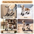 thumbnail image 7 of Unique Bargains 4pcs Dog Shoes Breathable Mesh Dog Shoes Dog Boots Paw Protectors Black Size 6 Width 2.55", 7 of 7