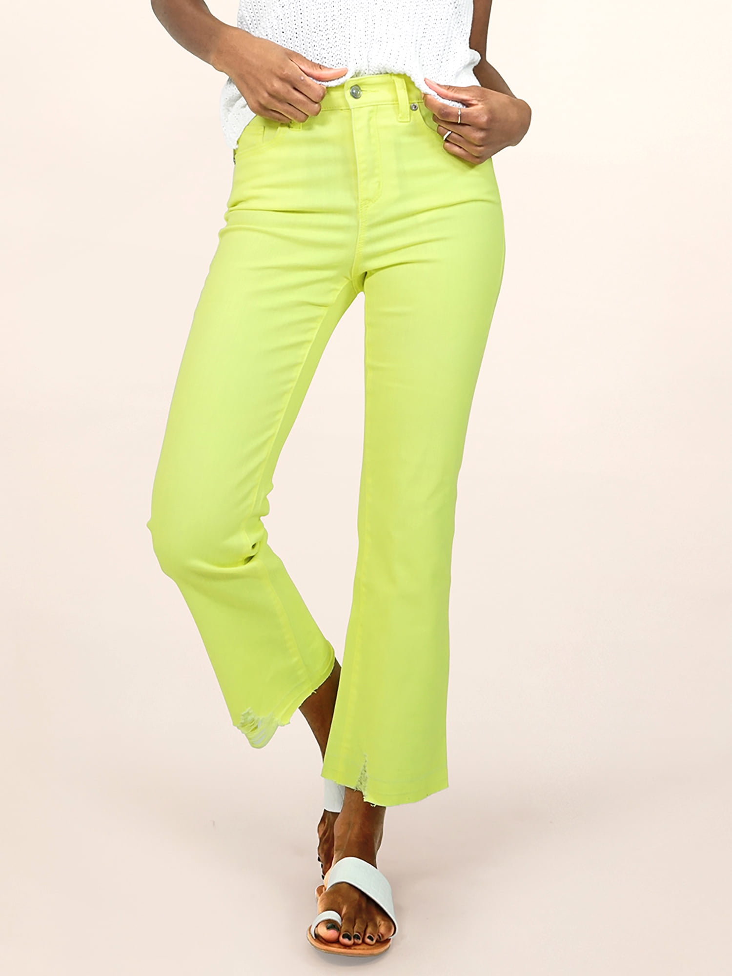 colored flare jeans