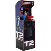Arcade1Up Terminator 2 Deluxe Arcade Machine – 17" Color Screen, Real-Feel Arcade Light Guns, Wi-Fi Leaderboards, Classic Video Game, Perfect for at-Home Gaming