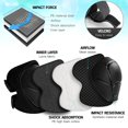 thumbnail image 6 of Knee Pads And Elbow Pads Set with Wrist Guard for Kids 3-9 Years Toddler Knee and Elbow Pads with Wrist Guards 3 in 1 for Skating Cycling Bike Rollerblading Scooter, 6 of 6