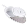 thumbnail image 2 of Bed Pans for Elderly Spill Free Comfortable Smooth White Durable with Cover Home, 2 of 8