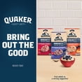 thumbnail image 5 of (6 pack) Quaker Immunity Instant Oatmeal, Strawberry Peach, Good Source of Vitamins C, D, & Zinc, Whole Grains, 1.41 oz packets, (6 Pack), 5 of 7