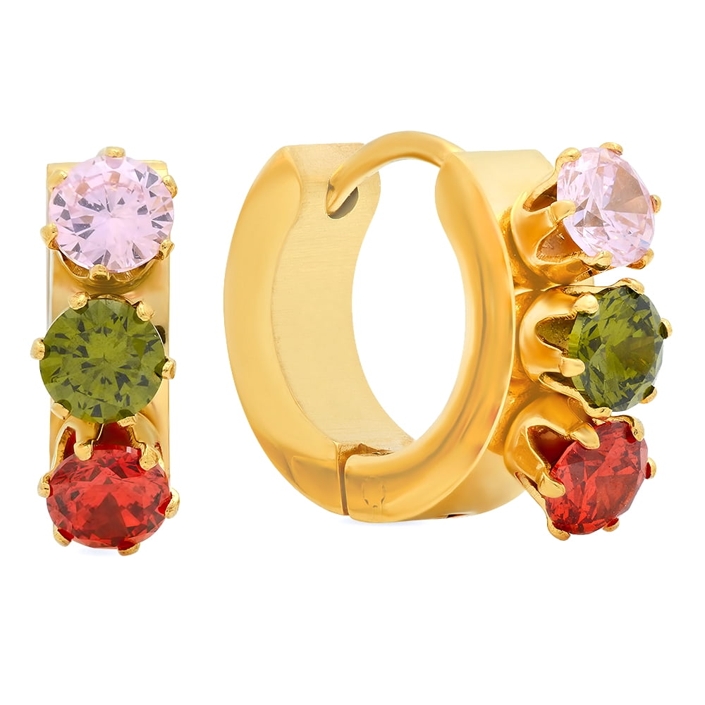 18k Gold plated Huggie earrings