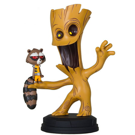 Gentle Giant Studios Marvel Animated Style: Groot & Rocket Raccoon Resin Statue