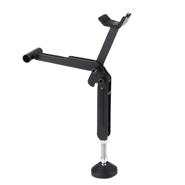 Béquille de Moto Support de Roue Support Latéral Paddock Outil de Réparation et d'Entretien Stable Support de Stationnement Pliant, 1 x Béquille de Moto, Noir