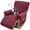 Burgundy, variant on Quilted Stretch Recliner Covers, Anti-Slip , Power Lift Recliner Sofa Covers with Storage Pockets & Elastic Straps, Furniture Protector