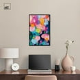 thumbnail image 3 of Glide of Colors Canvas Modern Color Abstract by Art Remedy, Black Frame, 16" x 24", 3 of 7