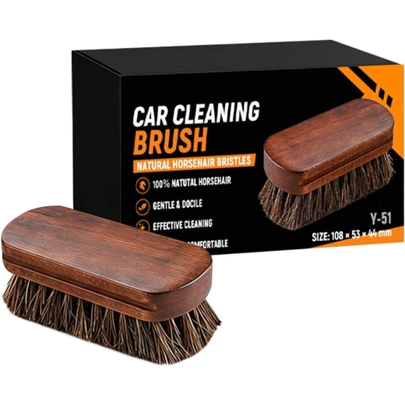 Car Cleaning Brush - Interior Detailing Brush for Car | Soft Dust Brushes | Soft Bristle Interior Dusting Supplies for Truck, Motorcycle, Wheels, Dashboard, Seats, Leather, Carpet, Vent, Crevice