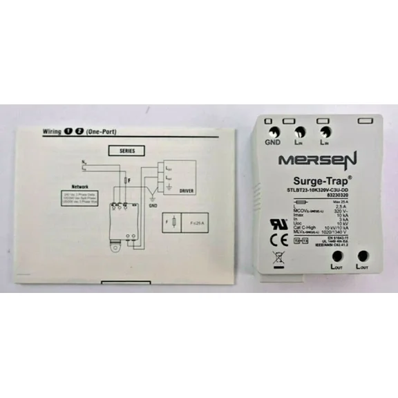 Fyna -Mersen Stlbt23-10K320V-C3U-Dd In-Line Surge Protectors For Led Systems 83230320