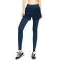 thumbnail image 3 of WLJ Women Solid Color High Waist Two-in-One Yoga Leggings With Pockets, 3 of 4