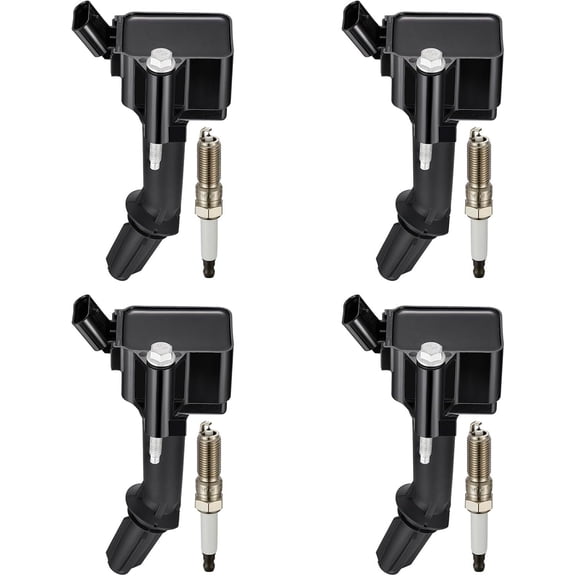 BDFHYK Ignition Coils UF802 and Iridium Spark Plug 91970 Compatible with Chevrolet Equinox Malibu Cruze GMC Terrain Buick Encore l4 1.4L 1.5L Replaces GN10797 C-939 C2036 ILNAR8B7G 12670053 Set of 4