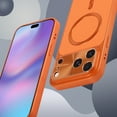 thumbnail image 2 of Compatible for iPhone Air Magnetic Case with Fiber Texture Design, Compatible with Mag-Safe, Back Anti-Scratch Magnetic Slim Shockproof Protective Phone Cover for iPhone Air, Black, 2 of 3