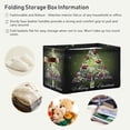 thumbnail image 5 of GZHJMY Christmas Tree Star Storage Bin for Toy Storage Basket Dirty Clothes Sundries Office Home Closet Shelf Cube Box Waterproof Laundry Basket Collapsible Organizer, 5 of 7