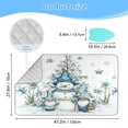 thumbnail image 2 of Wobogo Snowman and Dwarf Ironing Mat Blanket Quilted Washer Dryer Heat Resistant Pad Foldable for Easy Storage, 2 of 6