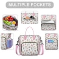 thumbnail image 2 of White Princess Fairy Castle Pattern Womens Lunch Box for Work,Insulated Large Lunch Bag for Tween and Teen,Loncheras Para Mujer,Leakproof Adult Lunch Bag for Work,Beach,Travel,Picnic,Camping, 2 of 7