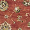 thumbnail image 5 of 9'x13' Sienna Orange Hand Tufted Traditional Floral Indoor Area Rug, 5 of 5