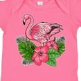thumbnail image 4 of Inktastic Flamingo with Tropical Flowers Boys or Girls Baby Bodysuit, 4 of 5