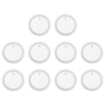 thumbnail image 1 of Uxcell 10 Pcs Moldes Redondos de Resina para Llaveros, Kit de Moldes de Silicona Epóxica con Agujero para Colgantes de Llaveros y Joyería, 1 of 5
