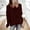 Wine, variant on YUNAFFT Women's Fashion Sweater Clearance, Womens Fashion Solid Long Sleeve Sweater Loose V-Neck knitting Sweater