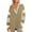 Khaki, variant on LYXSSBYX Sweatshirts for Women Loose Fit Womens Color Block Stripe Oversized Sweatshirts V Neck Long Sleeve Casual Loose Pullover Tops