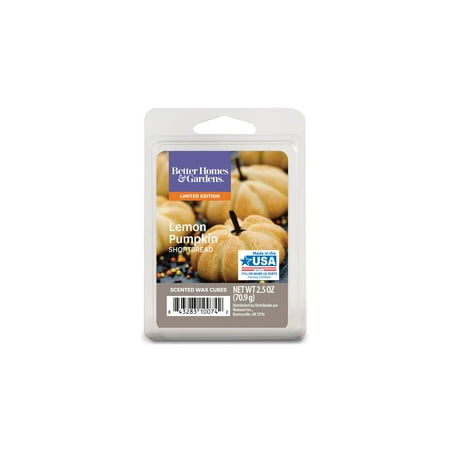 Better Homes & Gardens 2.5 oz Lemon Pumpkin Shortbread Scented Wax Melts