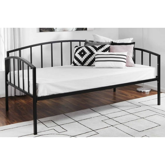 Mainstays Twin Metal Daybed, Black