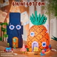 thumbnail image 5 of Bloques de construcción de la serie Bob Esponja, casa de piña, estatua de piedra, modelo de ladrillos, decoración de escritorio, juguetes para niños, regalos, 5 of 5