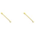thumbnail image 2 of Jumpingount Pin de cuello de negocios de boda ejecutivo moderno de moda para hombres para colecciones oro 2piezas, 2 of 6