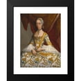 thumbnail image 2 of Miguel Cabrera 15x18 Black Modern Framed Museum Art Print Titled - Mrs. Maria De La Luz Padilla and (Gomez De) Cervantes, 2 of 5