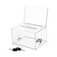 thumbnail image 5 of Caja de Recolección de Tarjetas de Presentación Caja de Sugerencias Recolección de Opinión Boleta Minimalista Transparente, 5 of 9