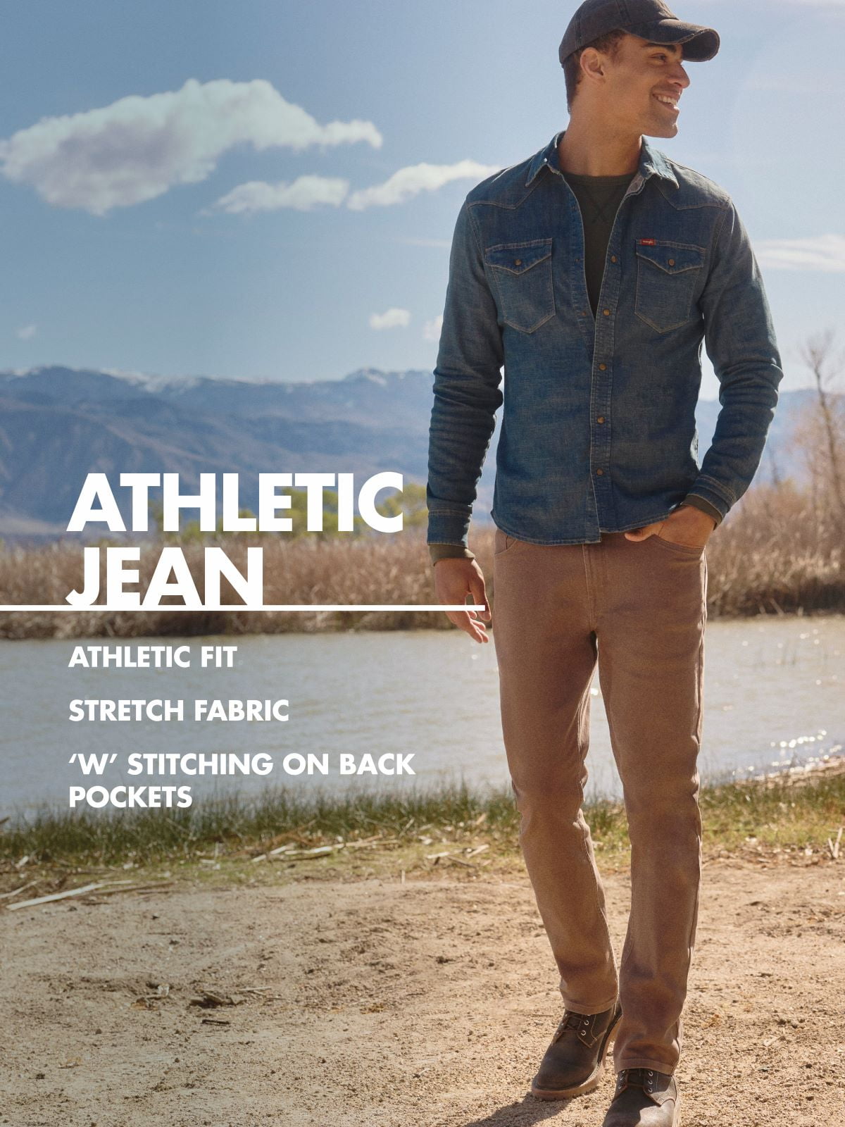 Wrangler Men's Athletic Fit Jean