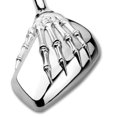 thumbnail image 4 of 1 Paire de Moto Squelette Main Griffe Rétroviseur avec 2 * 8MM Vis pour, 4 of 7