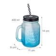 thumbnail image 4 of Colorful drinking glasses with lids set of 12 pcs, 4 of 5