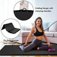 thumbnail image 2 of Costway 6'x 4' Tri-Fold Gymnastics Mat Yoga Gym Fitness Exercise Black, 2 of 12