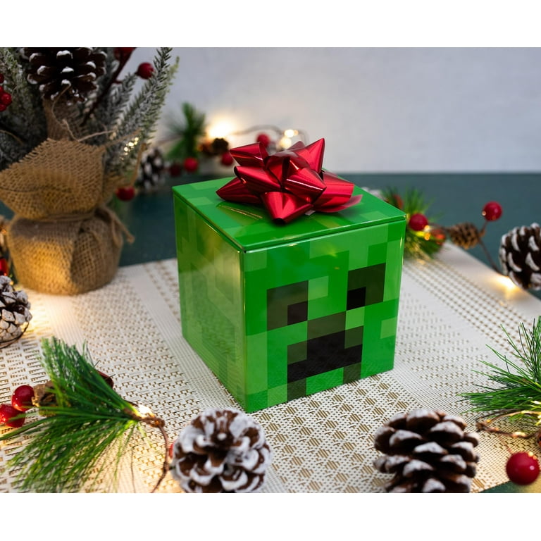 Creeper Minecraft Gift Wrapping Idea