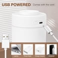 thumbnail image 4 of Humidificador portátil Daskternie Mini USB Cool Mist de 180 ml, blanco y gris, 4 of 8