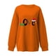 thumbnail image 4 of Sudadera Para Mujer Cuello Redondo Sudaderas Con Estampado Navideño Primavera Otoño Suéter de Manga Larga Top Odeerbi  ODB182570, 4 of 5