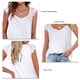 thumbnail image 5 of Camisas sin mangas para mujer camisetas sin mangas de encaje informales a la moda amigables con la piel elegantes para fiestas navideñas para citas de bodas ANGGREK Otros, 5 of 6