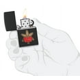 thumbnail image 5 of Zippo Atomic Zippo Design Black Matte Pocket Lighter, 5 of 9