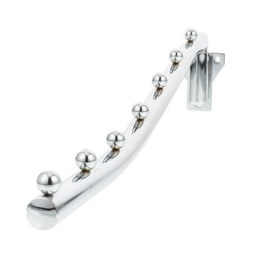 Wall Mounted Clothes Hanger Folding Hanging Rack Garment Hooks with Swing Arm Holder
