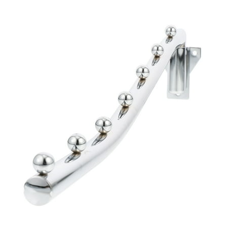 

Wall Mounted Clothes Hanger Folding Hanging Rack Garment Hooks with Swing Arm Holder
