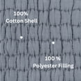 thumbnail image 2 of Mainstays Check Matelasse Quilt, Washed Indigo, Full/Queen, 2 of 9