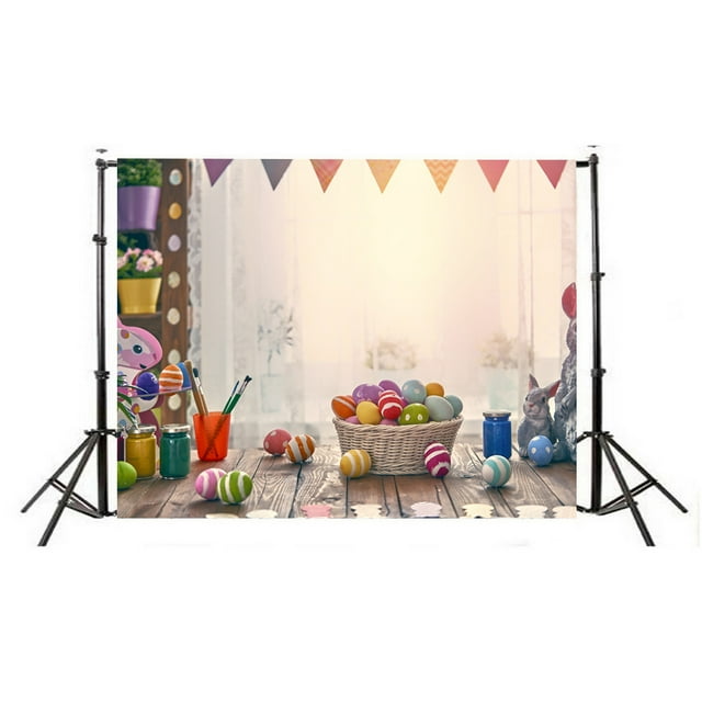 Cqxid Shooting Props Under $10 Easter Digital Photographice Background Cloth 3D Photo Backdrops