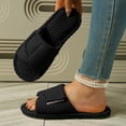 thumbnail image 4 of Orthopedic Slippers for Women Arch Support House Shoes | Adjustable Memory Foam Slippers for Plantar Fasciitis, Open Toe Corduroy Bedroom Indoor Shoes, 37, 4 of 4