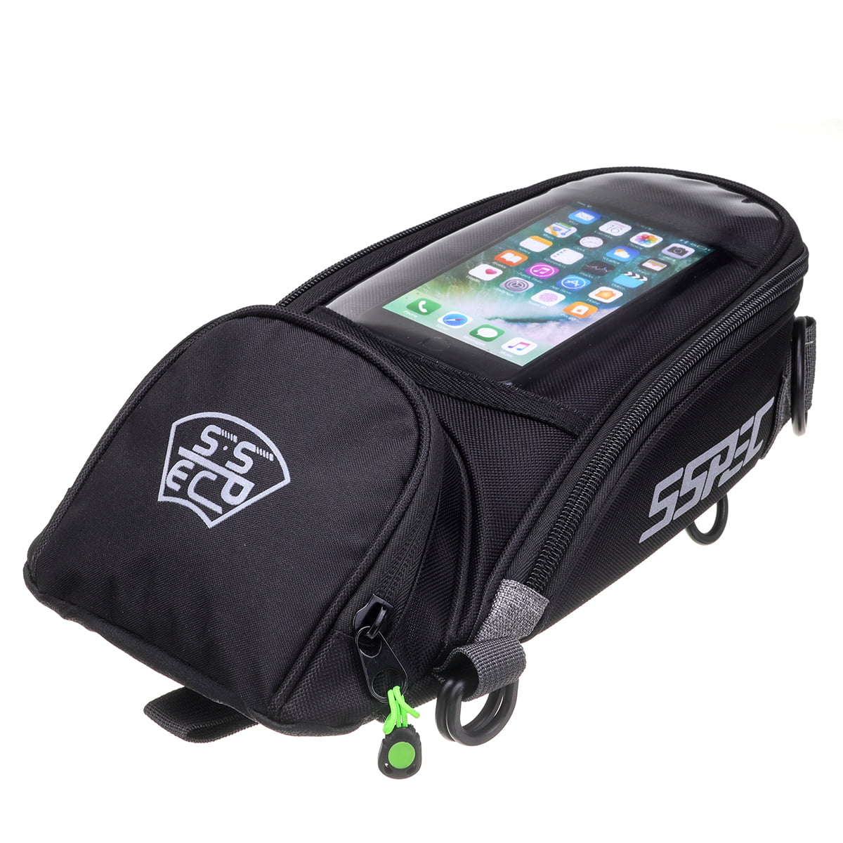 Magnetic Motor Motorbike Oil Gas Fuel Tank Bag Waterproof Outdoor Phone Black 
