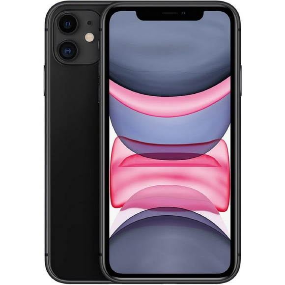 Refurbished Apple iPhone 11 - 64GB – Black – 12MP Dual Rear & 12MP Front Camera - Fully Unlocked Smartphone - Excellent Condition